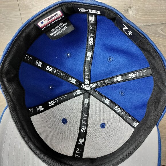 Chicago Cubs New Era 59Fifty Hat Cubbie Bear Logo Fitted Size 7 3/4 Baseball Cap - Picture 8 of 12